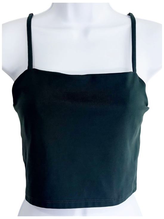 girlfriend collective Tops - GIRLFRIEND COLLECTIVE Emerald Green Cropped Cami Tank Built In Bra M
